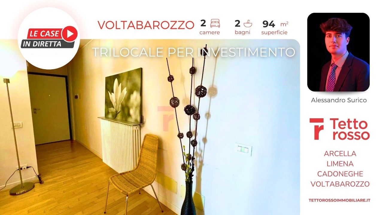Le case in diretta. Appartamento trilocale in vendita per investimento a Voltabarozzo