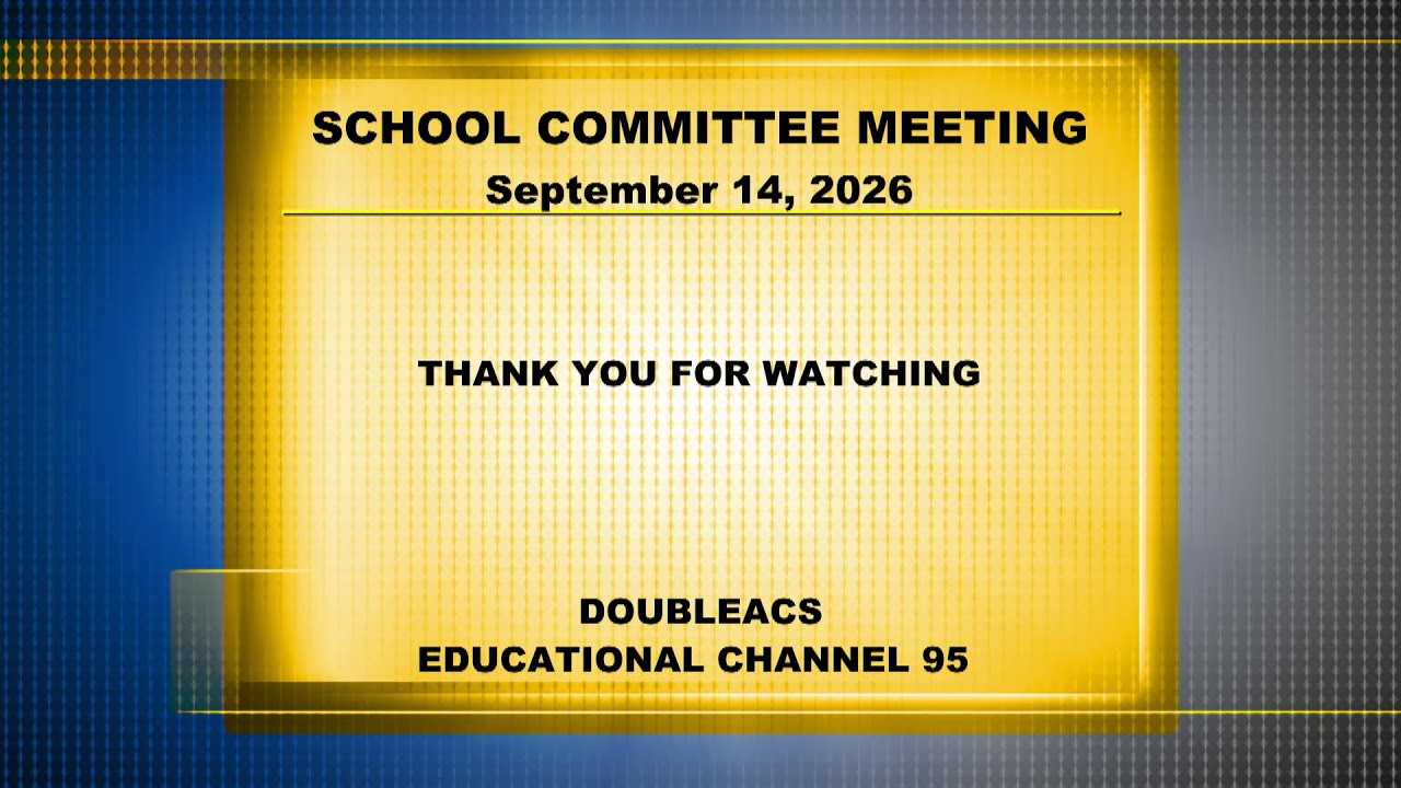 From the School Committee