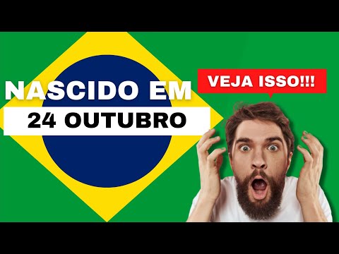 Nascido em 24 de outubro | Este é o SEGREDO DE VOCÊ | Feliz aniversário