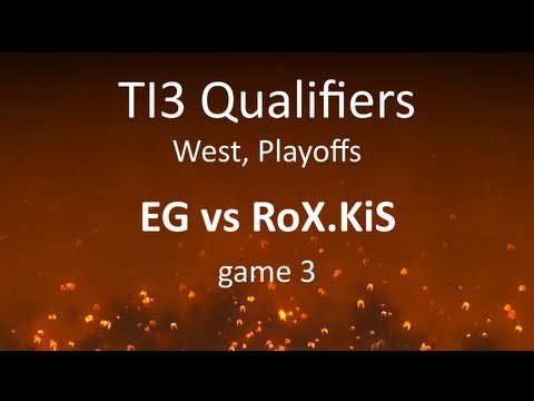 TI3 Qualifiers West: EG vs RoX.KiS, game 3