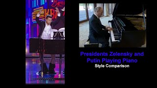 Download lagu President of Ukraine Zelensky and President of Russia Putin playing piano. Compare their styles. mp3