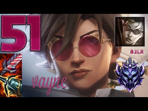 I AM VAYNE #51 instant QSS, pentakill, vayne mid vs qiyana, yone, leblanc, B2LR.Nyxvyn diamond vayne