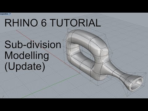 Rhino 6 Tutorial: Sub-division modelling & workflow (update)