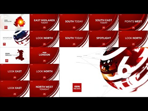 BBC News at 6 Regional Opt Outs and Headlines