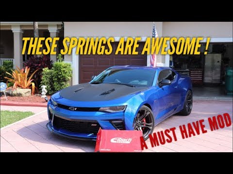 Eibach lowering Springs Reivew 2018 Camaro SS 1LE