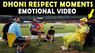 5 Dhoni RESPECT moments in IPL 2022 🙇 | Emotional Video | Updated 2022