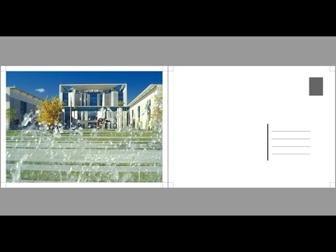 Scribus 1.4.5 - Eine Postkarte mit PDF/X3 erstellt