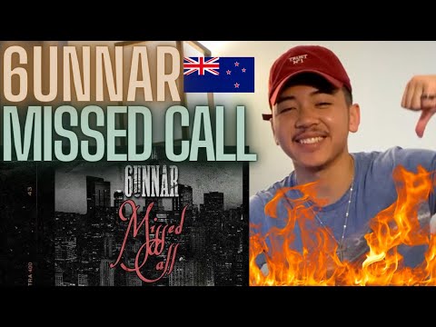 6unnar - Missed Call (Gunnar) (Official Audio) AMERICAN REACTION! New Zealand Rap 🇳🇿🔥