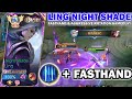 LING NIGHT SHADE FASTHAND & AGGRESSIVE ROTATION GAMEPLAY!! | TUTORIAL LING PERFECT ROTATION 2024