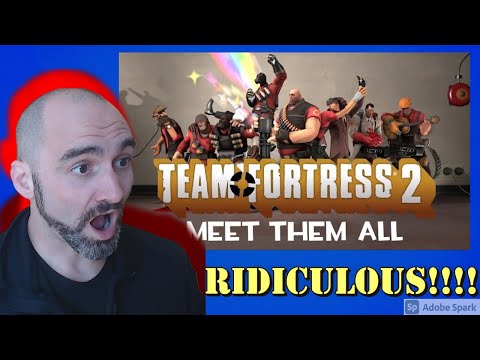 Army Combat Veteran Reacts to Team Fortress 2 - Meet Them All