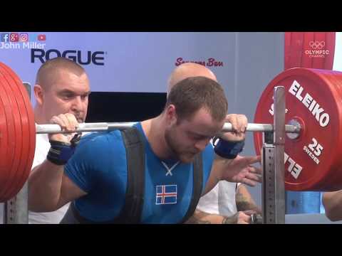 Viktor Samuelsson - 995kg 8th Place 120kg - IPF World Open Powerlifting Championship 2018