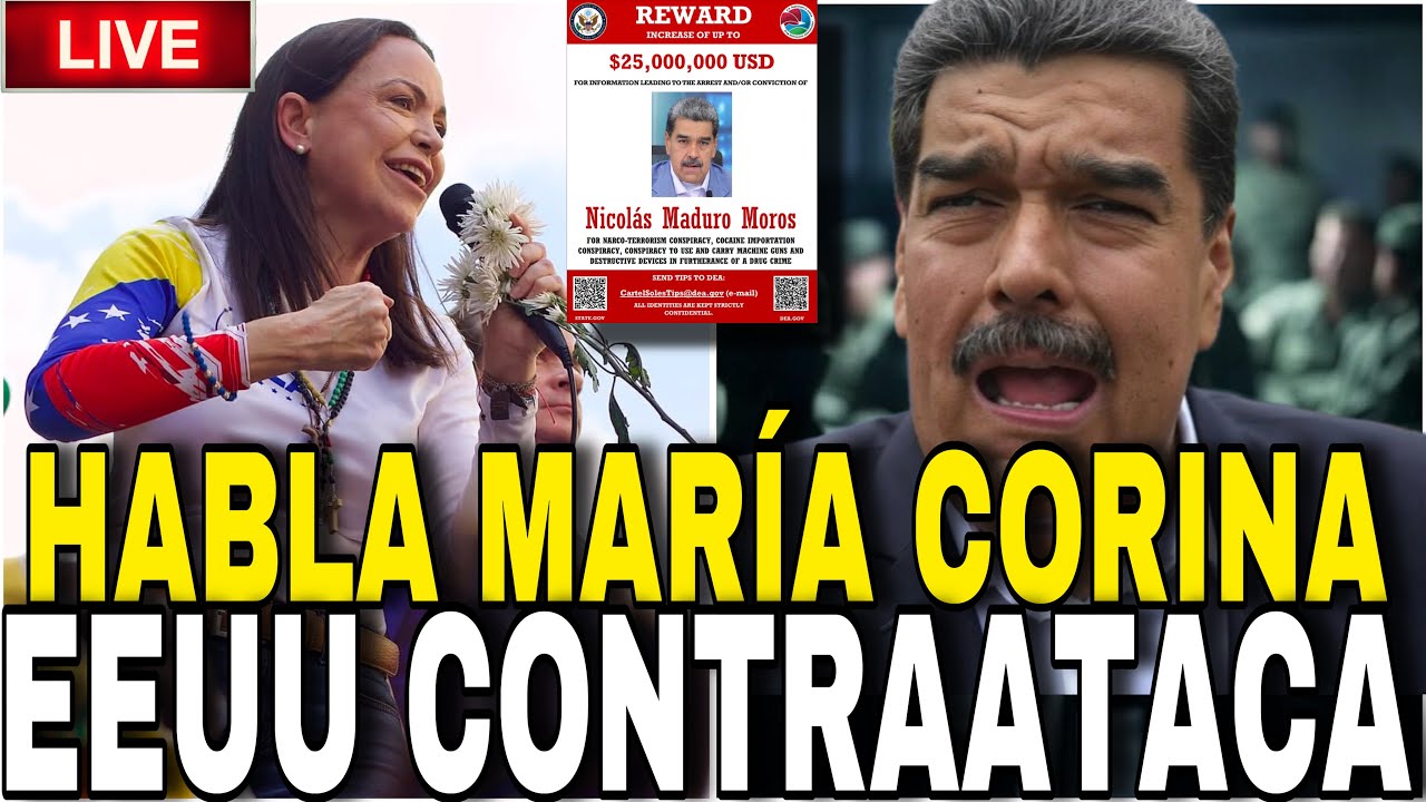 EN DIRECTO🚨: HABLA MARÍA CORINA MACHADO EEUU CONTRAATACA