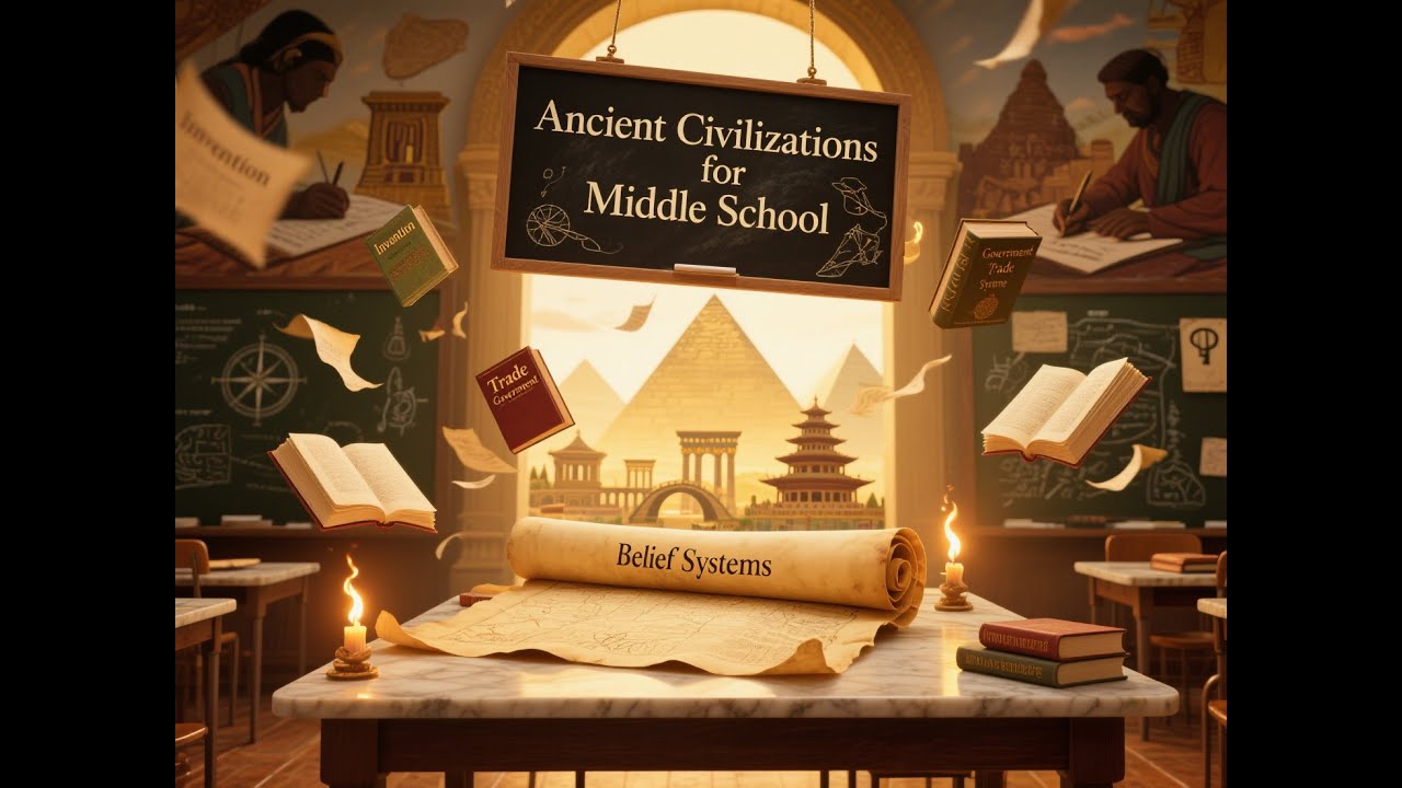 Ancient Civilizations For Middle School: The Foundations Of World History
