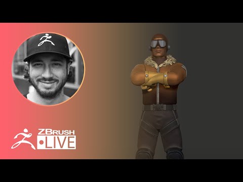 ZBrushCore: 3D Modeling Fortnite Fan Art - Pixologic Solomon Blair - Part 3