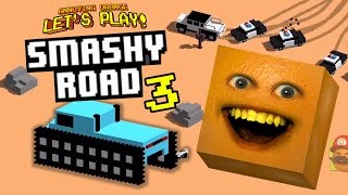 Annoying Orange Plays - Smashy Road #3: TANK DESTROYER