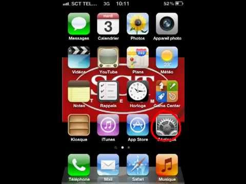 comment regler mms sur iphone