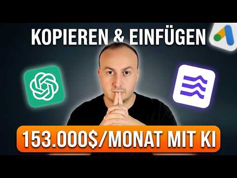 Thumbnail zu Ich habe mit KI ein Business kopiert, das 153.000$ pro Monat verdient… Schritt für Schritt