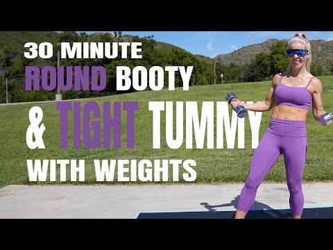 SUMMER GLUTES AND ABS WORKOUT | With Weights | No Cardio | Burn And Tone!