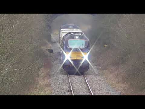 68002 & 68006 On The Heysham Flasks 9th March 2021
