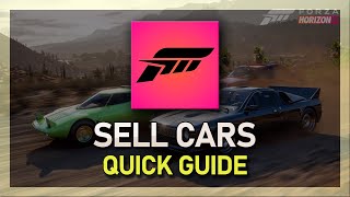 How To Sell Cars in Forza Horizon 5 - Guide