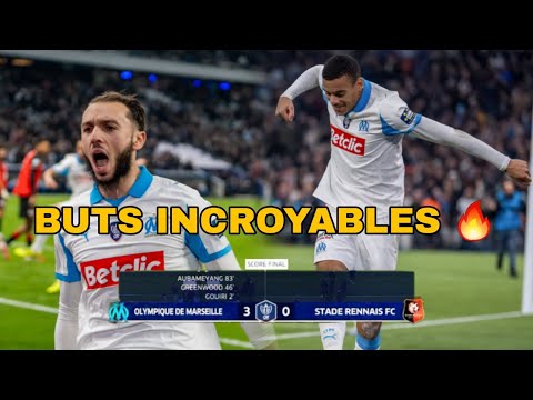 Olympique De Marseille - Stade Rennais FC 3-0 Résumé & Buts ‼️ OM - Rennes | Coupe de France 2026