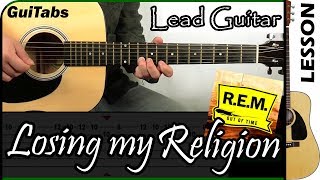 Download lagu How to play LOSING MY RELIGION ✝ [Intro, Riff] - R.E.M. / GUITAR Lesson 🎸 / GuiTabs N°051 B mp3