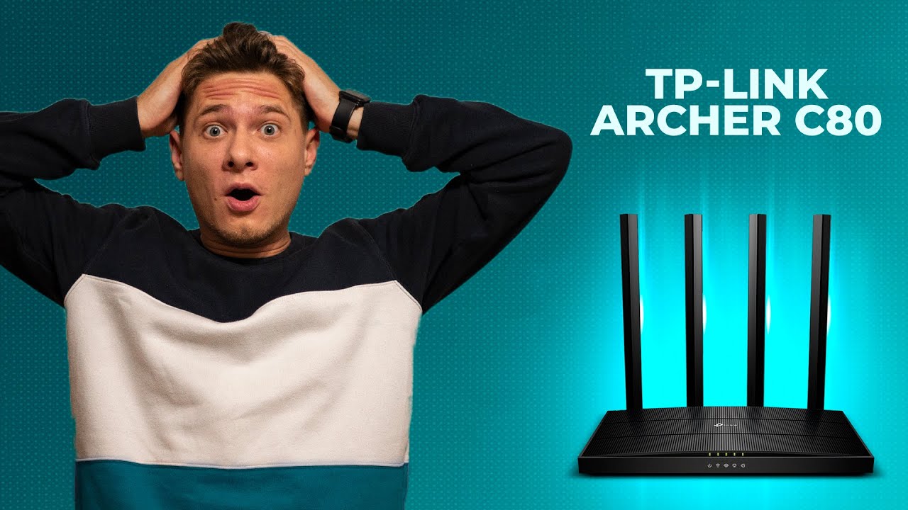 Wi-Fi роутер TP-Link Archer C80, черный Уценка 41643