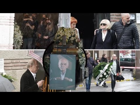 SAHRANJEN KORNELIJE KOVAČ Ćerke neutešno plakale, Zdravko Čolić poslao venac: "Poslednji pozdrav..."