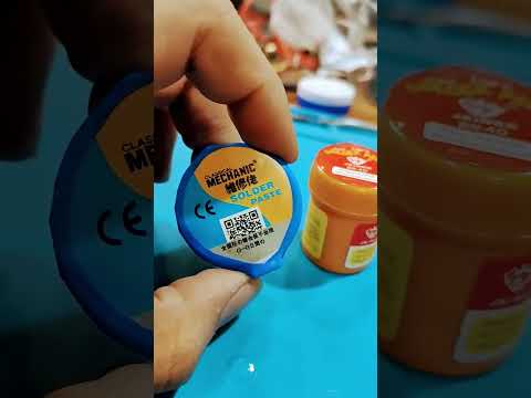 ppd solder paste comparison mechanic kd normal solder paste 138°c viral video only at technica elect