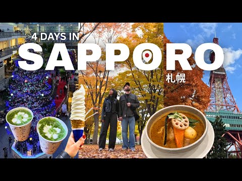 4 days in Sapporo, Japan! 🇯🇵 Hokkaido's best shopping, cafes, and food spots (Hokkaido travel vlog)