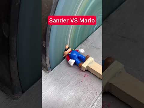 Sander VS Mario #sandervs #satisfying #mario  #timelapse