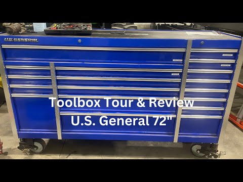 U.S. General 72" Toolbox Tour & Review