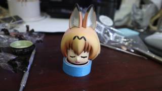 サーバルちゃんがまばたきするだけの動画です