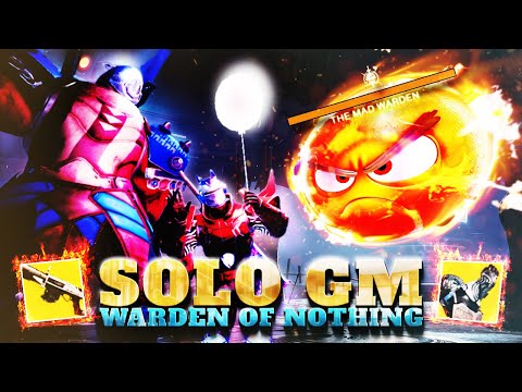ITS BECOMING TO EASY WITH THIS BUILD || SOLO GRANDMASTER NIGHTFALL WARDEN OF NOTHING DESTINY 2