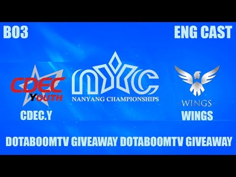 CDEC YOUTH VS WINGS , NANYANG CHAMPIONSHIPS SEASON 2, BO3 ENG CAST GAME 2