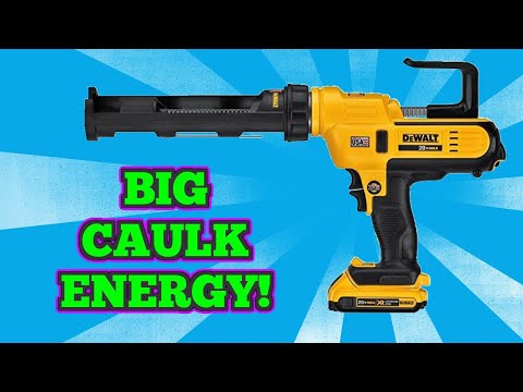 Make Caulking Fast And Easy With This DeWALT 20V Caulk Gun!