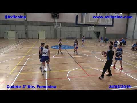2018_19 Liga Cadete 2ª Div. Femenina.   A. Atletica vs CB Art-chivo