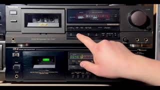 Video thumbnail for Nakamichi CR-4 vs Technics RS-BX404 by JBL X BASS
