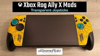 Xbox Ally X Clear Thumbstick Mod - RGB Unleashed 👀