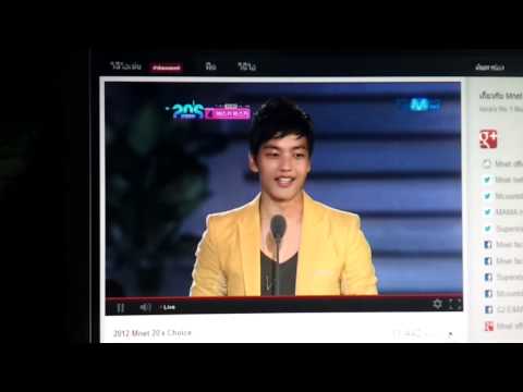 120628 Mnet 20's Choice Yeo Jingoo & Kim SooHyun Lovely Smile