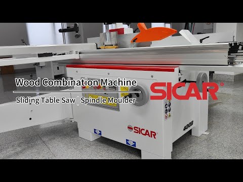 SICAR 400B Multufunitions Woodworking Combination Machine Combined Sliding Table Saw&Spindle Moulder