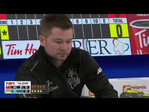 Draw 7 - 2020 Tim Hortons Brier - McEwen (WC) vs. Cotter (BC)