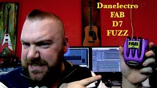 Video thumbnail for Danelectro FAB D7 Fuzz by Cryptic Mask Guitar
