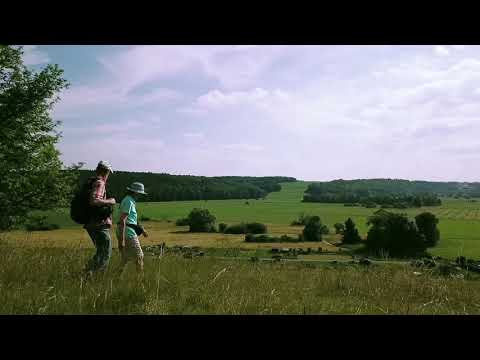 Der Albschäferweg in Hermaringen aus der Luft