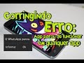 Como corrigir ERRO "aplicativo parou de funcionar" em qualquer app no Android Como corrigir ERRO "aplicativo parou de funcionar" em qualquer app no Android