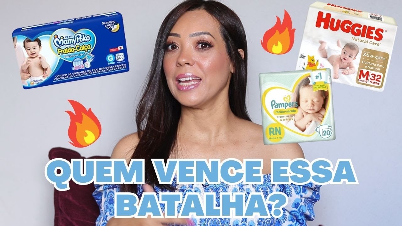 MELHORES MARCAS DE FRALDAS DO MERCADO: QUEM GANHA?