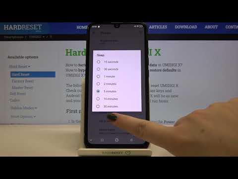 Screen Timeout UMIDIGI X – Activate Screen Timeout