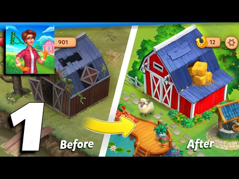 Farmscapes - Gameplay Part 1 Levels 1-6 (Android, iOS) - All Levels