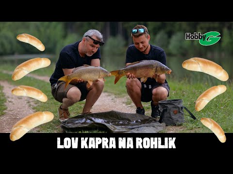 Lov kapra z hladiny na rohlík 2022 - Hobby-G TV