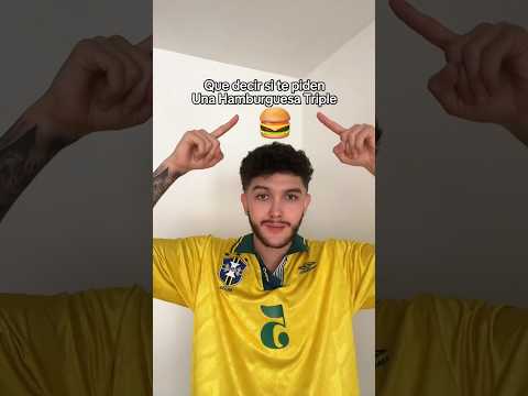Qué hacer si te piden hamburguesa triple #humor #comedia #colombia